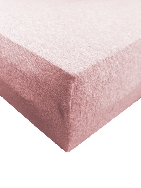 Melange Jersey Spannbettlaken 60x120 - 70x140 cm meliert