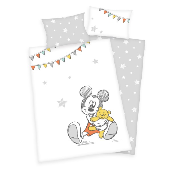 Bettwäsche Mickey Mouse Bear 40x60 100x135 cm