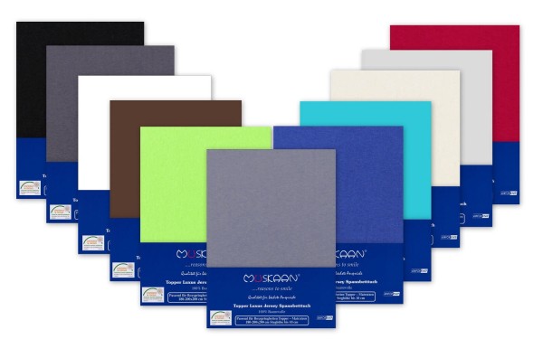 Jersey Topper Spannbettlaken 180x200 - 200x200 cm