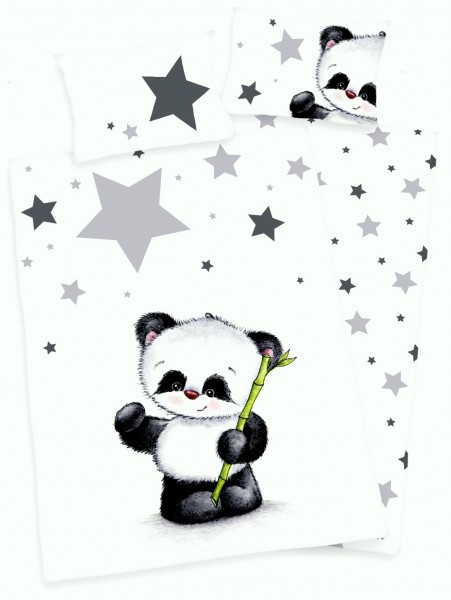 Bettwäsche Panda 40x60 100x135 cm