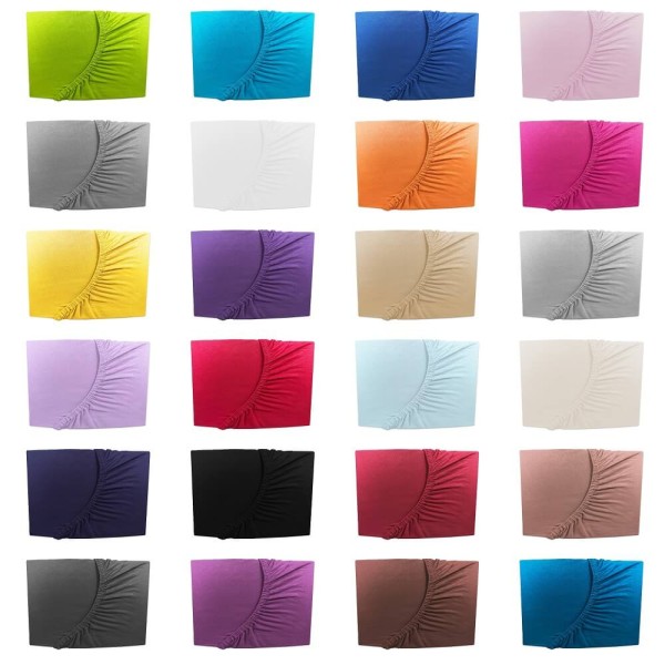 Jersey Spannbettlaken 140x200 - 160x200 cm